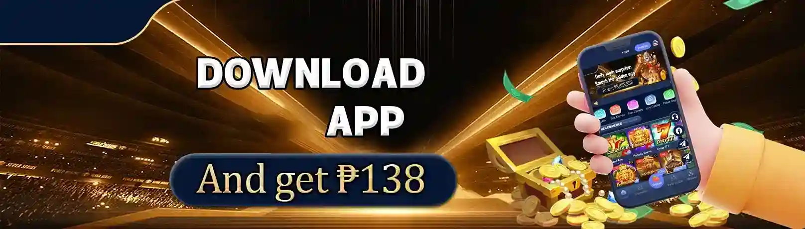 Mobile interface of the paldoplus app showing login and casino games
